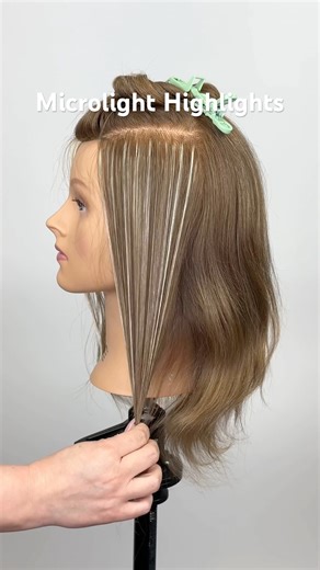 Microlights - Best Foil Highlight Technique for Salt & Pepper Blends #foilhighlights