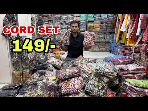 Only 149/- Cord set With Premium Quality Fabrics and Designs,Surat Cord set wholesale #cordsets