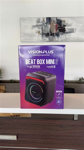 Usione ni kadogo, inanguruma kama simba 🦁 The Vision Plus Beatbox mini is now back in stock at Ksh 8,995.Shop yours on our website.#VisionPlus #Beatboxmini2