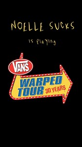 good job decoding our secret message, Noelle Sucks! thanks for coming out to play vans warped tour in long beach and orlando! life is sweet, but Noelle Sucks is sweeter: https://graveboy.ffm.to/LifeIsSw33t | Vans Warped Tour