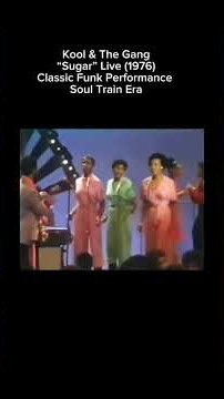 Kool & The Gang – “Sugar” Live (1976) | Classic Funk Performance | Soul Train Era