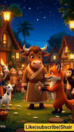 A story of cow and fow#treandingshort #youtubeshorts