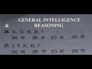GENERAL INTELLIGENCE & REASONING ( Reasoning Previous year solved question paper of SSC ) Part- 3/3