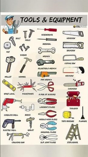 Different types of tools and equipment #shorts #trend #construction #tools #equipment #homeutilities