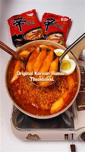 The Ultimate Super-Easy Korean Cheesy Tteokbokki (Rabokki) 🔥🧀