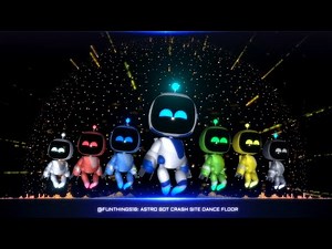 Astro Bot Takes Over the Dance Floor! Space Dance🎧🤖 Inspired by Crash Site Music #astrobot #dance