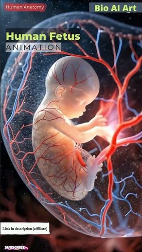 Human Fetus Animate | Human Anatomy | Bio AI Art | 07