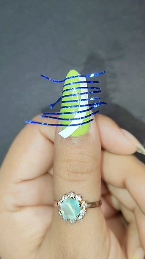 Easy striping tape using nailart 💅❤️😍 #nailart #nailartist #naildesign #nails #fblifestyle #reels | Thenail Vibes