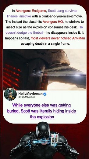 #trend Ant-man Hid Inside An Explosion😨#mcu #marvel
