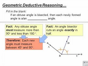 Lesson 2.2 Deductive Reasoning