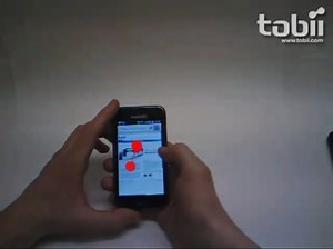Eye Tracking comparison Web Browsing on a Galaxy S vs Galaxy Tab (Android OS)