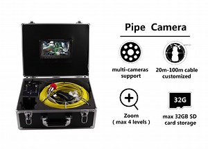 Pipe Inspection Camera Sewer Pipe Camera CR110-7D1 with 20M to 100M Cable