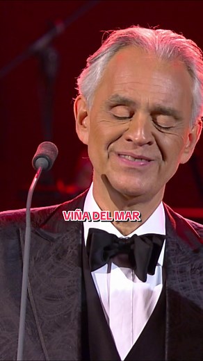Andrea Bocelli Performs 'Besame Mucho' Live at Viña Del Mar 🇨🇱