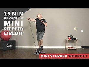 15 Min Advanced Mini Stepper Circuit Workout
