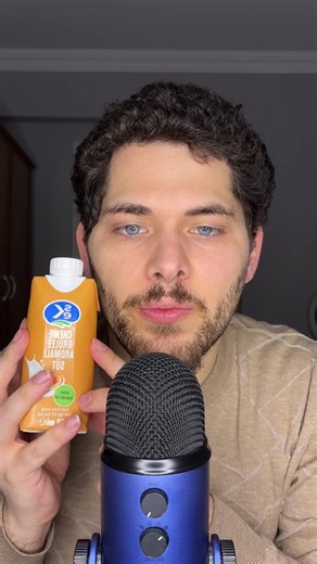 SEK CREME BRULEE AROMALI SÜT DENİYORUM #asmr #türkçeasmr #cremebrulee #süt #fyp