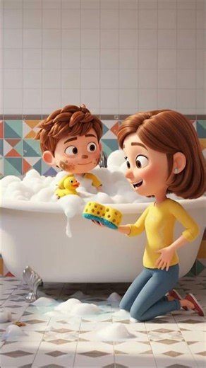 Take a Bath Daily 🛁 | Leo’s Bubble Bath Adventure #kidslearning #cartoon #goodhabits #kids