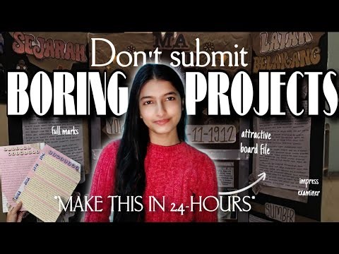 Don't submit boring projects in your practical exams!! How to make projects for board practicals 📚💯💥