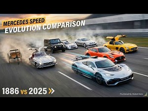 MERCEDES SPEED EVOLUTION COMPARISON | FASTEST MERCEDES 3D COMPARISON