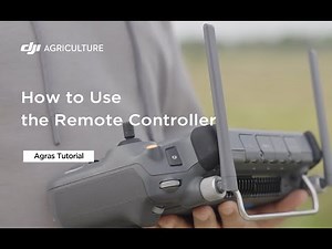 Mastering the Remote Controller for Successful Operation | Agras Tutorial T50&25