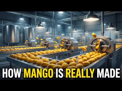 Inside a Mango Processing Factory | How Mango Products Are Made