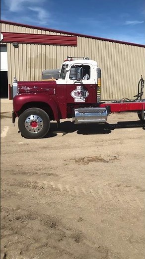 B Model Mack at Pioneer Acres Museum. #pioneeracresmuseum #macktrucks #vintagetrucks