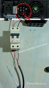 Install #DC #3Amp #MCB on the solar panel and your inverter will not get damaged. #kashmirvalley #solar #inverter #electrician #electricalcontractor #meter #electricalwork #electricalengineering #ElectricalSafety | Waseem electric repair point