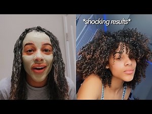 I Used The Aztec Clay Mask On My Skin And Curly Hair!