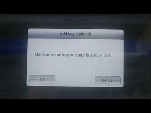 Programming a key on a 2010 Renault Kangoo with Autel IM508 Key Programming tool