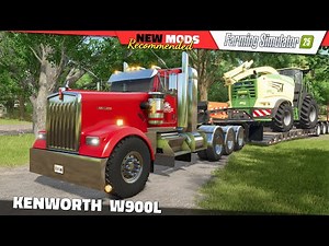 FS25 | Kenworth W900L - Farming Simulator 25 Mods Review 2K60