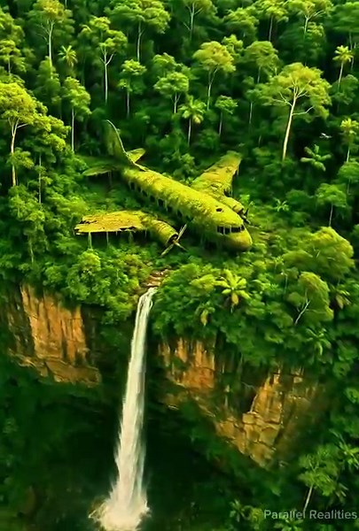 Mysterious Abandoned Aircraft Crash Discovered in the Forest #aircraftcrash #abandoned #shorts