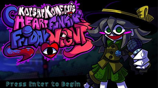 ［fnf mod］恋恋的心跳大冒险mod（Koishi Komeiji's Heart-Funkin' Friday Night）部分泄露2