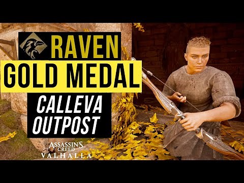 🥇 NO-KILL GOLD Calleva Outpost - Trial of the RAVEN - Mastery Challenge Tips | AC Valhalla