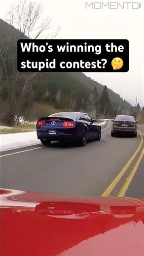 Two Drivers. One Brain Cell 🥴 #dashcam #roadrage
