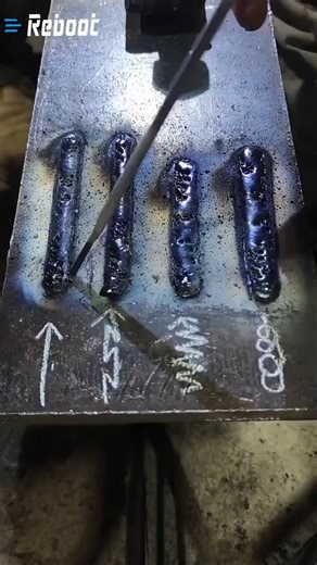 How different welding techniques create distinct weld patterns.