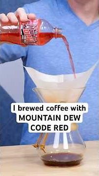 I Brewed Coffee with Mountain Dew Code Red