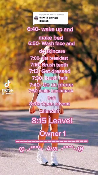 Replying to @av4.h0m3r morning routine for 6:40 to 8:10 #preppy #fyp #foryou #foryoupage #trending #viral #tiktok