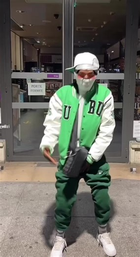Urban Dance Moves in Stylish Tracksuit