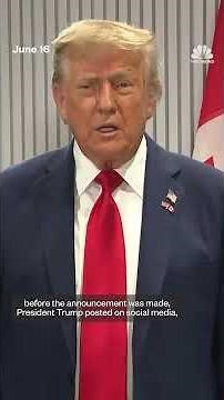 Trump leaves G7 early