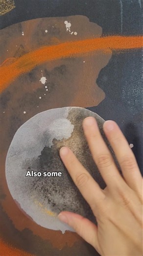 Making fun space- time art! #abstractart abstr