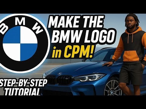 Learn How To Create a Realistic BMW Logo in CPM under 3 Minutes | Quick Guide