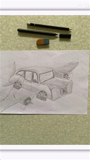 Effect on my traditional draw airship vs tank vs aerocar