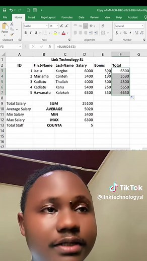 Excel Basic Formulas Tutorial: Part 2