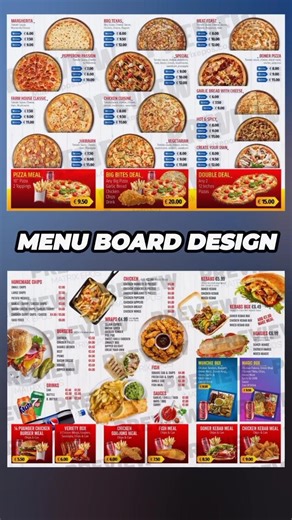 Led Menu Board Design For Restaurants - How To Make Digital Menu Card Like Professional