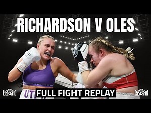 FULL FIGHT REPLAY | Gemma Richardson v Angelika Oles