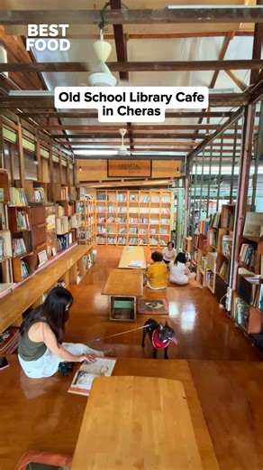 Hidden Old School Library Cafe in Cheras 📚☕️ 📍 Always Lapar, Cheras, Selangor [Pork Free]