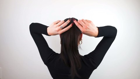 Styla Hair Magic Bun Maker (2 Small, 2 Large) Foam Sponge Bun Shaper Hair Accessories (Brunette)