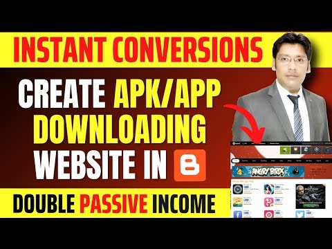 How to create APK/APP Downloading Website in Blogger? 2025