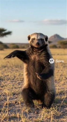 Dancing honey badger #animals #animalsdance #dancinganimals #funnyanimals #petsdancing