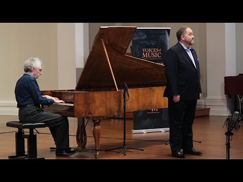 Schubert: Die Forelle (The Trout) D.550. Thomas Cooley, tenor; Eric Zivian, fortepiano (original) 8K