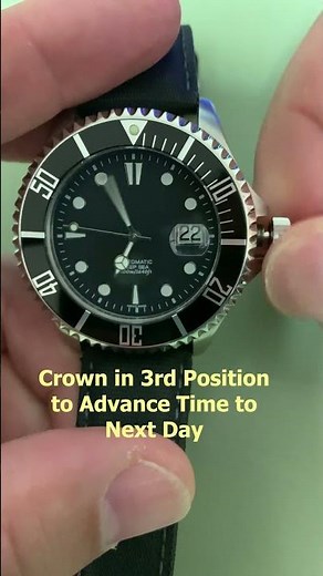 How to Set the Time and Date on an Automatic Watch